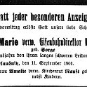 1901-09-11 Kl Marie Dietz